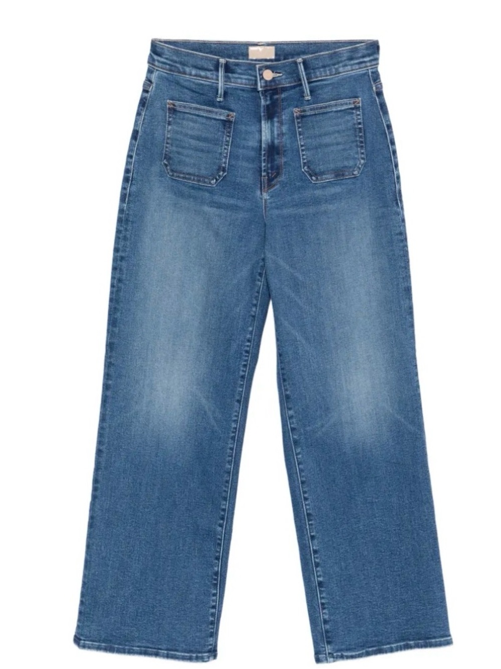 Mother Patch Pocket Mid Rise Maven Ankle Jeans Sz 28”